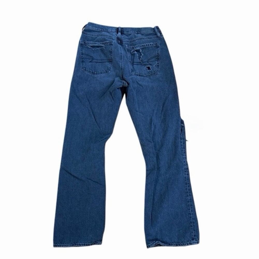 American Eagle Distressed High-Waisted Bootcut Jeans - Picture 4 of 8